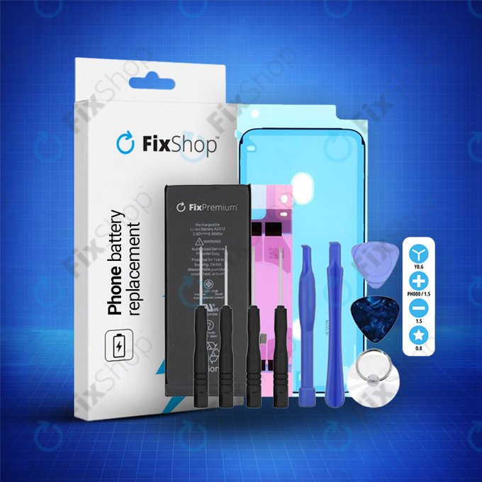 Baterie pro iPhone SE (2nd Gen 2020), 1821mAh, Lepka (Adhesive), Nářadí, FixPremium