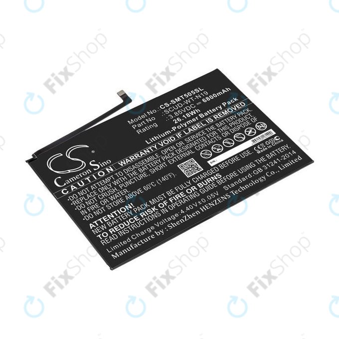 Baterie pro Samsung Galaxy Tab A7, 6800mAh, Li-Pol, 3.85V, SCUD-WT-N19, HQ