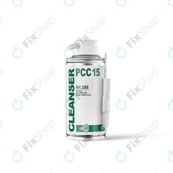 Profesionální čistič PCB PCC15 ve spreji s kartáčkem, 150 ml