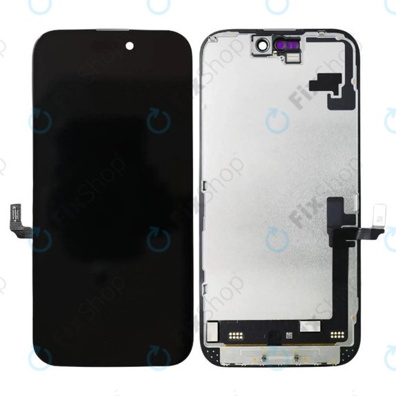 Displej Soft OLED pro iPhone 16, Dotykové sklo s rámem, DIAGNOSTIC