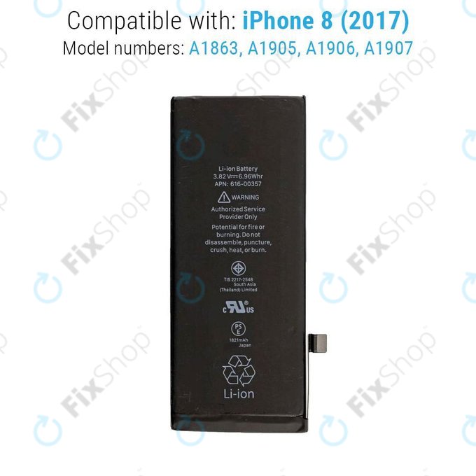 Baterie pro iPhone 8, 1821mAh, FixPremium