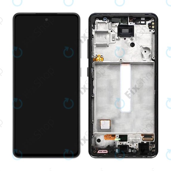 Samsung Galaxy A52 5G A526B, A52s 5G A528B - LCD Displej + Dotykové Sklo + Rám (Awesome Black) TFT