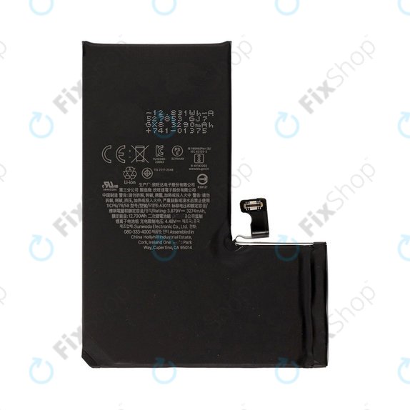 Baterie pro iPhone 15 Pro, 3274mAh, A3011, Service Pack
