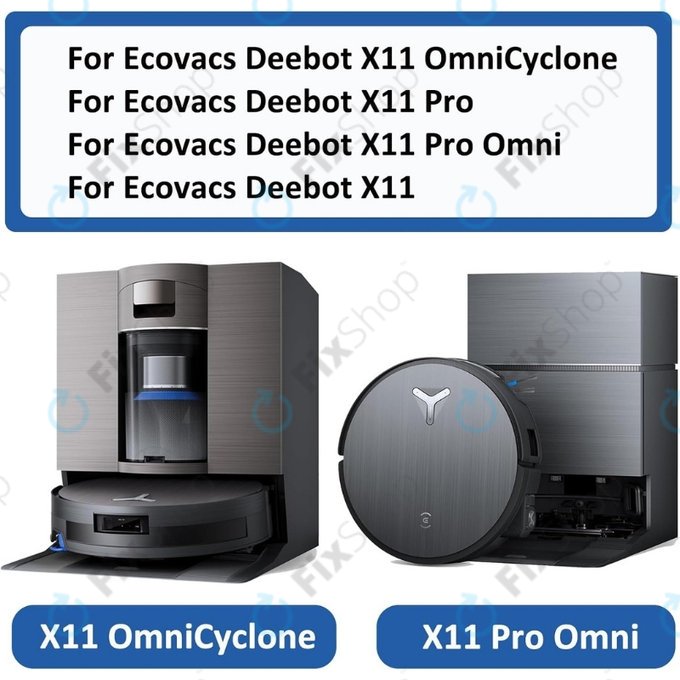 Ecovacs X11, X11 Omni, X11 Pro, X11 Pro Omni  - Hlavní kartáč