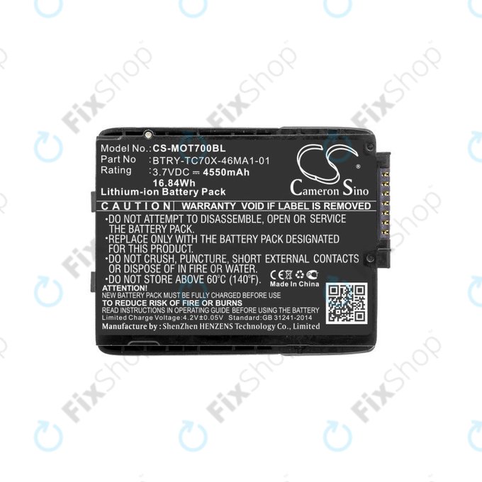 Baterie pro Motorola TC70, Motorola TC75, 4550mAh, Li-Ion, 3.7V, 82-171249-01, HQ