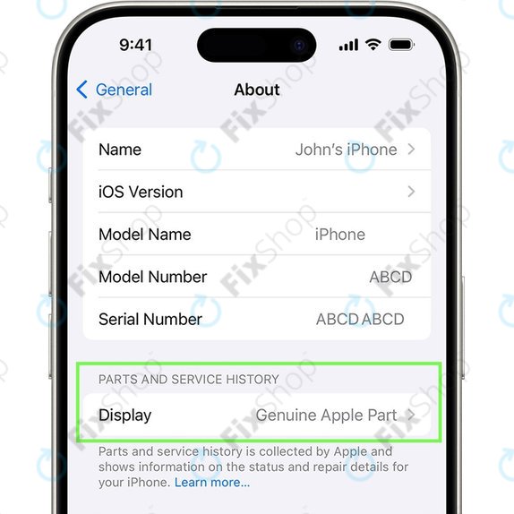 OLED Displej sestava pro iPhone 16 | 661-44797 | Genuine Apple