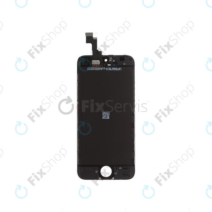 Displej pro iPhone 5S, SE, Black, Dotykové sklo s rámem