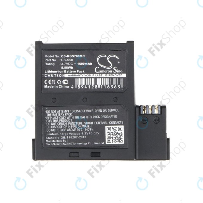 Baterie pro AEE D33, magicae S50, S70, 1500mAh, Li-Ion, 3.7V, DS-S50, HQ