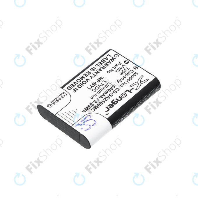 Baterie pro Sony HDR-AZ1, 640mAh, Li-Ion, 3.7V, NP-BY1, HQ