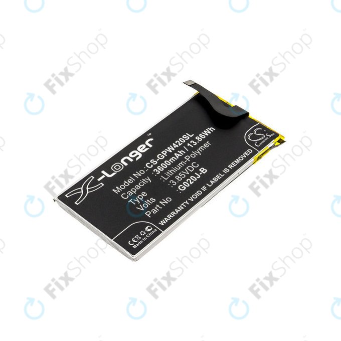 Baterie pro Google Pixel 4 XL, 3600mAh, Li-Pol, 3.85 V, G020J-B, HQ