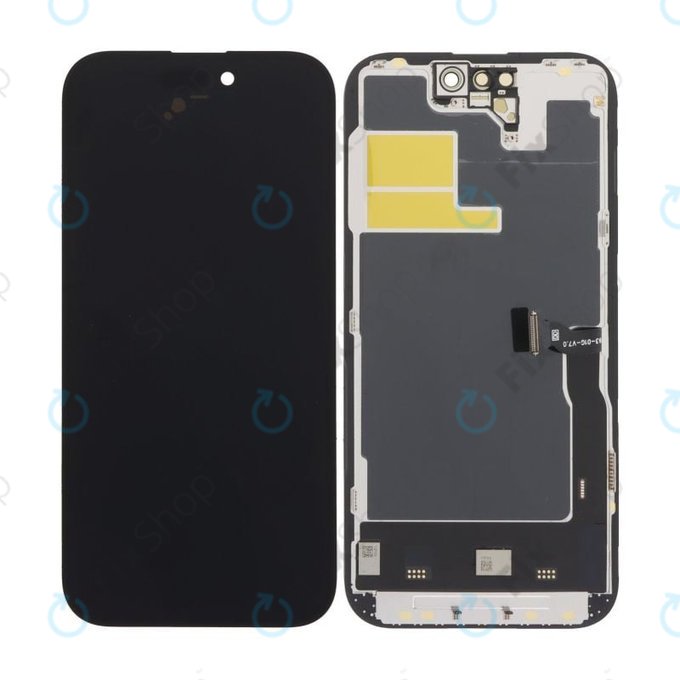 Displej Soft OLED pro iPhone 14 Pro, Dotykové sklo s rámem, DIAGNOSTIC