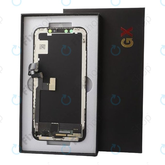 Displej Hard OLED pro iPhone 12, 12 Pro, Dotykové sklo s rámem, FixPremium