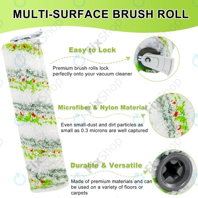 Bissell CrossWave - Hlavní Kartáč - Pet Brush 2788 (Mikrovlákno)
