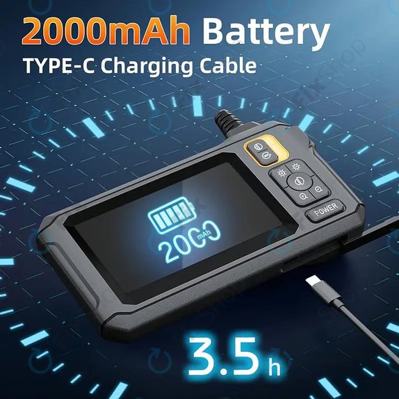 Průmyslová endoskopická kamera se 4,3" IPS displejem, 10m
