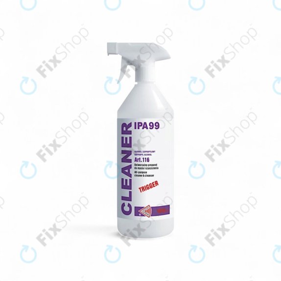 Isopropanol 99% s rozprašovačem, 1000 ml, Cleanser IPA