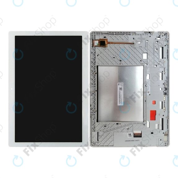 Lenovo Tab M10 TB-X505 - LCD Displej + Dotykové Sklo + Rám (White) TFT