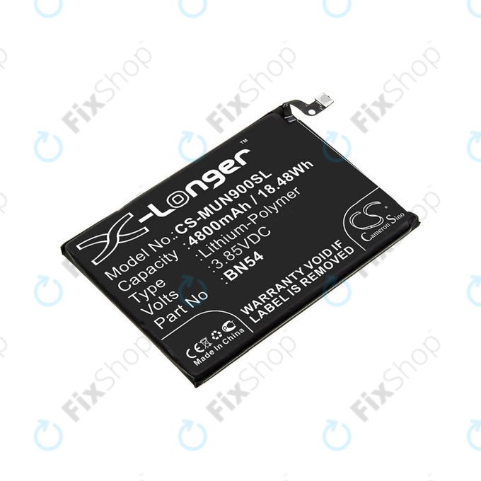 Baterie pro Xiaomi Redmi 9 M2004J19G, 4800mAh, Li-Pol, 3.85 V, BN54, HQ