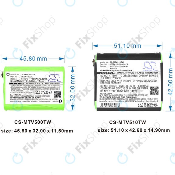 Baterie pro Motorola Talkabout T280, T200, T82, T82 Extreme, 700mAh, Ni-MH, 3.6V, HKNN4002A, HQ