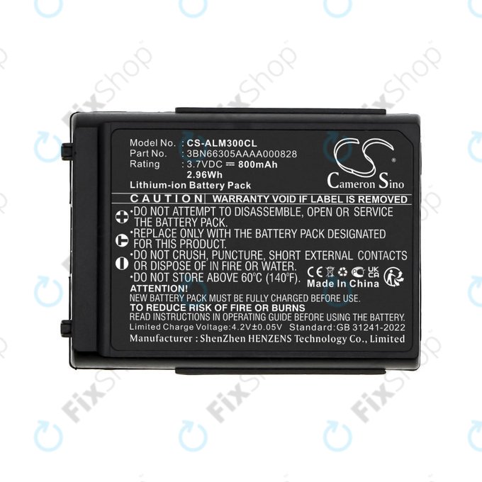 Baterie pro Alcatel Mobile 300, 400 Dect, Mobile Reflexes 300, 400, 800mAh, Li-Ion, 3.7V, 3BN66305AAAA000828, HQ