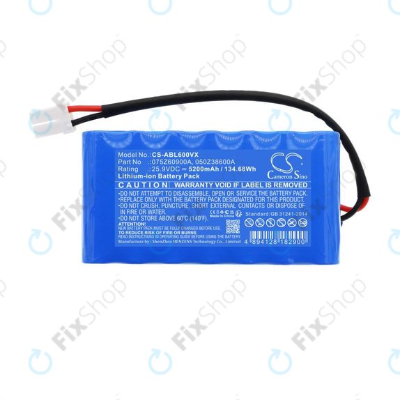 Baterie pro Wiper i130S, Ambrogio Twenty Elite, 5200mAh, Li-Ion, 25.9V, 075Z60900A, HQ