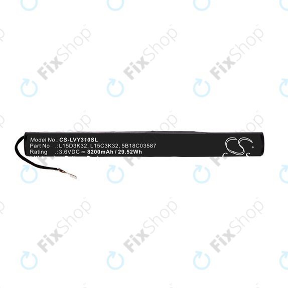 Lenovo Yoga TAB 3 YT3-X50 - Baterie L15D3K32, L15C3K32, 5B18C03587 8200mAh HQ