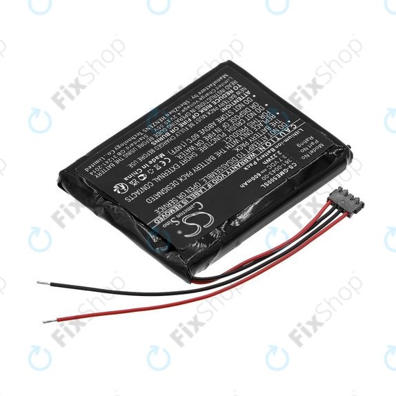 Baterie pro Garmin Edge 500, 600mAh, Li-Ion, 3.7V, 361-0043-00, HQ