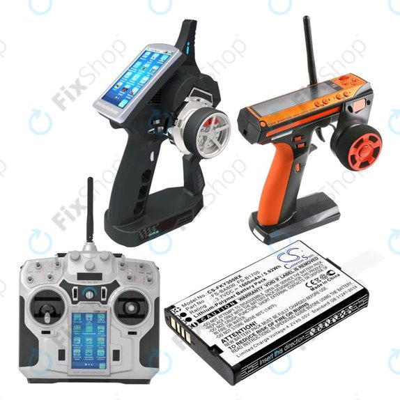 Baterie pro Flysky FA605, FS-GT2B, FS-I10, 1600mAh, Li-Pol, 3.7V, FS-BA800, HQ