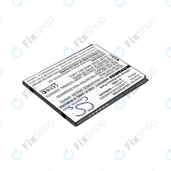 Baterie pro ZTE Blade A3, A5, Optus X Power 2, 2400mAh, Li-Ion, 3.8V, Li3826T43P4h695950, HQ