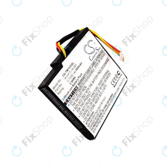 Baterie pro TomTom, 800mAh, Li-Ion, 3.7V, P11P17-14-S01, HQ