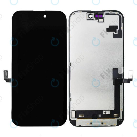Displej In-Cell FHD pro iPhone 16, Dotykové sklo s rámem, FixPremium