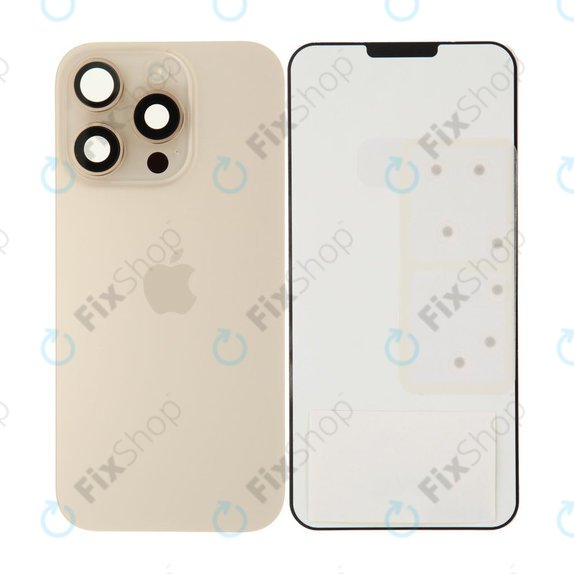 Sklo Zadního Housingu pro iPhone 16 Pro | Desert Titanium | 661-49557 | Genuine Apple