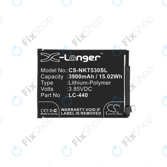 Baterie pro Nokia 5.3, 3900mAh, Li-Pol, 3.85 V, LC-440, HQ
