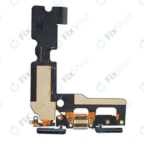 Apple iPhone 7 - Nabíjecí Konektor + Flex Kabel (Black)