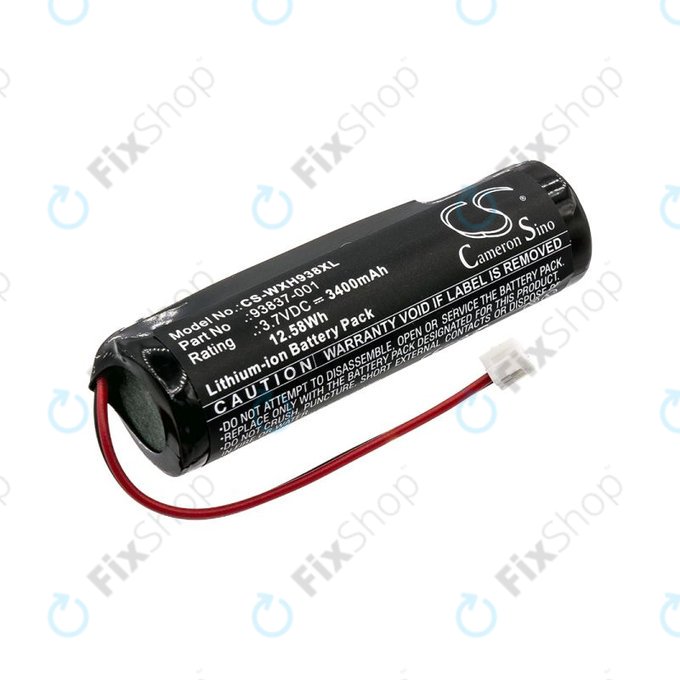 Baterie pro WAHL Beretto Black Stealth, Chrome, 3400mAh, Li-Ion, 3.7V, 93837-001, HQ