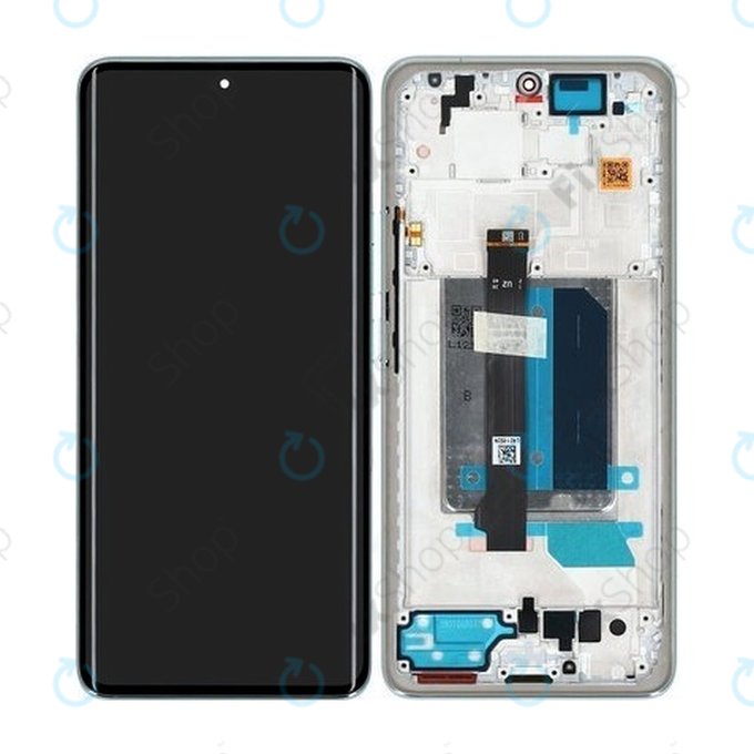 Xiaomi Redmi Note 14 Pro+ 5G  - LCD Displej + Dotykové Sklo + Rám (Frost Blue) OLED