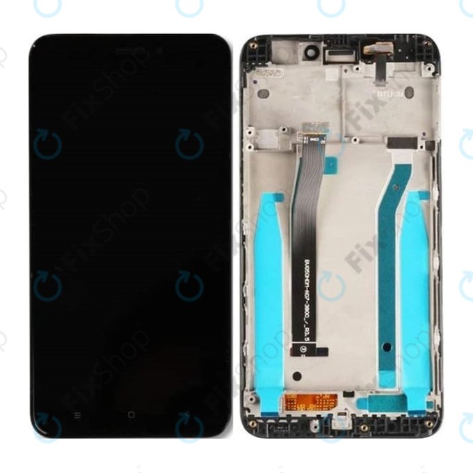 Xiaomi Redmi 4X - LCD Displej + Dotykové Sklo + Rám (Black) TFT