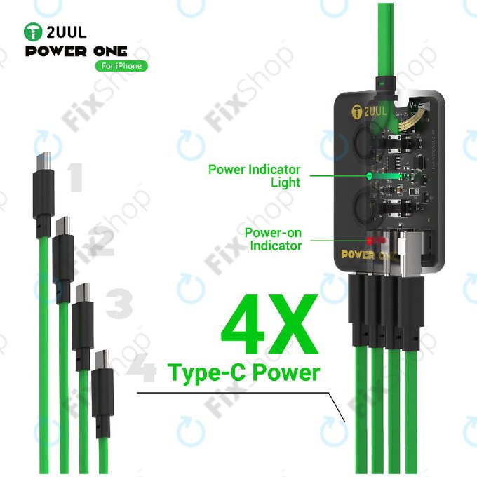 One-Click napájecí kabel, 2UUL PW09, pro iPhone 12-16 Pro Max
