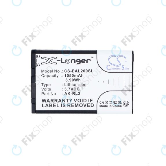 Baterie pro Emporia Essence Plus, Talk comfort, V20, 1050mAh, Li-Ion, 3.7V, AK-RL2, HQ