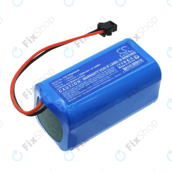 Baterie pro Tesla Robostar IQ550, 2600mAh, Li-Ion, 14.4V, 106936, HQ