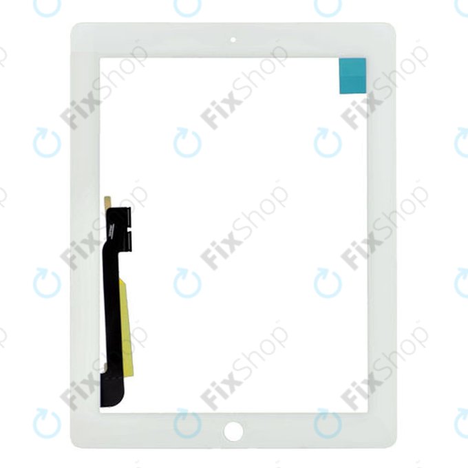 Dotykové sklo pro iPad 3, iPad 4, White
