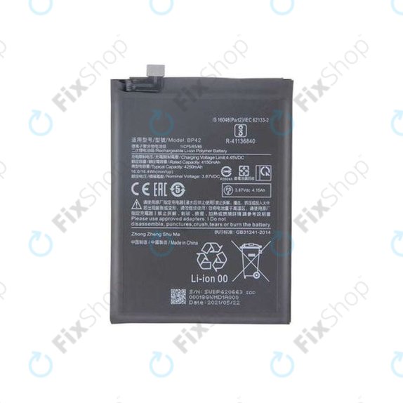 Xiaomi Mi 11 Lite 4G, Mi 11 Lite 5G, 11 Lite 5G NE - Baterie BP42 4250mAh