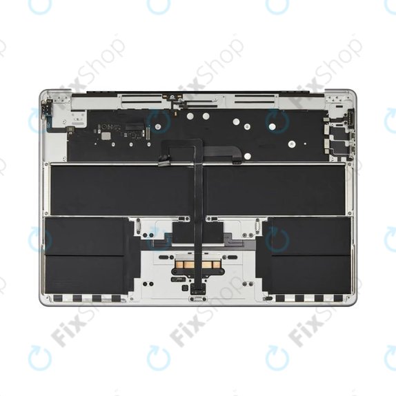 Horní rám klávesnice pro MacBook Air 15", A3114 (2024), s klávesnicí US a baterií, Silver, 661-40267, Genuine Apple