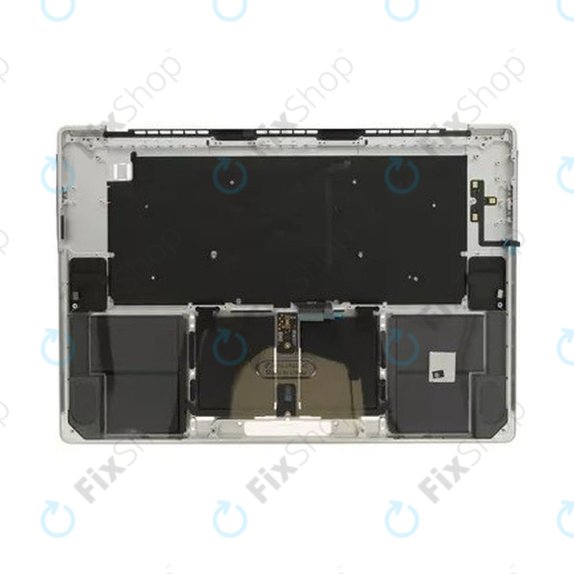 Horní rám klávesnice pro MacBook Pro 16" A2780 (2023), s klávesnicí US a baterií, Silver, 661-32190, Genuine Apple