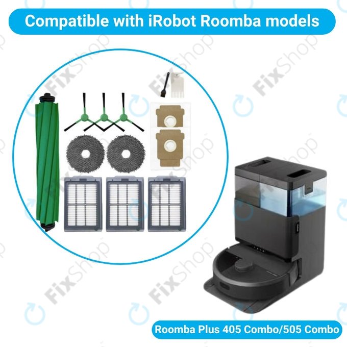 iRobot Roomba Plus 405 Combo, 505 Combo - Kompletní set