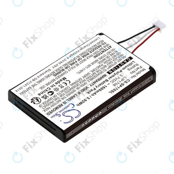 Baterie pro Sony PS5 DualSense, 1600mAh, Li-Pol, 3.7V, LIP1708, HQ