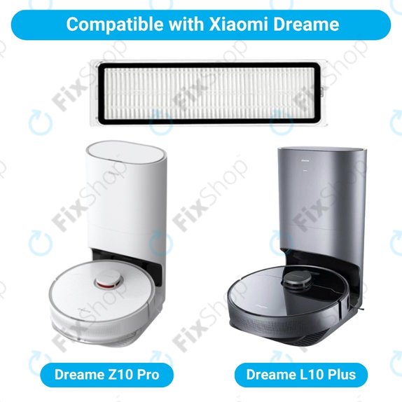 HEPA filtr, 2 ks pro Xiaomi Dreame Z10 Pro, L10 Plus, W10, D20 Pro, Xiaomi Robot Vacuum X10+, X20+, S10+, S20+