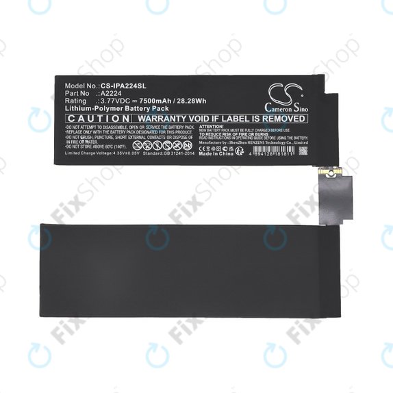 Apple iPad Pro 11.0 (2nd Gen 2020) - Baterie A2224 7500mAh HQ