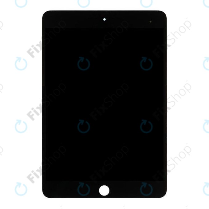 LCD Displej pro iPad Mini 4, Black, Dotykové sklo bez rámu