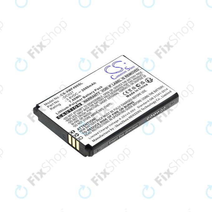 Baterie pro Xiaomi F490 4g, 2000mAh, Li-Pol, 3.8V, DC027, HQ