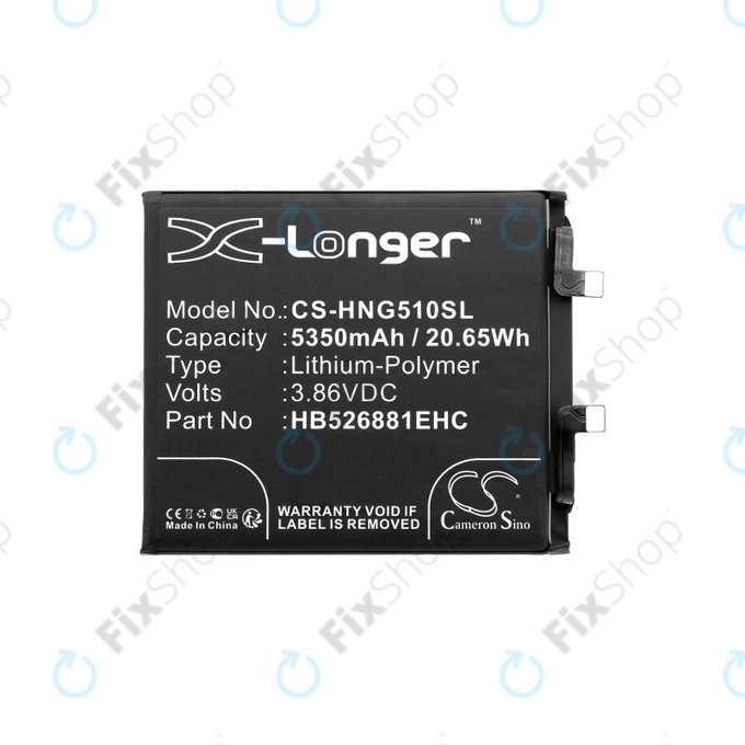 Baterie pro Honor Magic 5 Pro, 5350mAh, Li-Pol, 3.86V, HB526881EHC, HQ